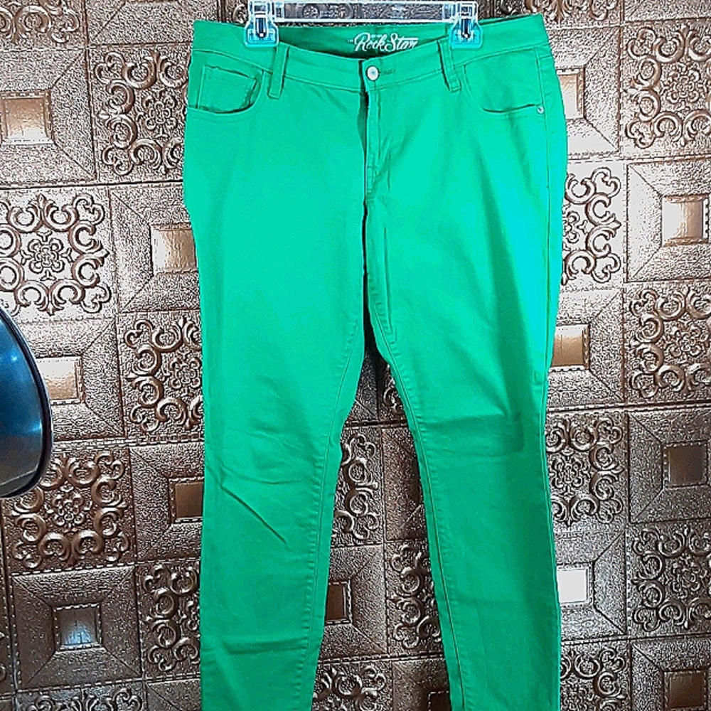 Old Navy Rockstar Green Jegging